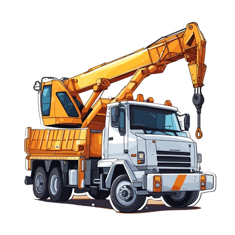 Crane / construction site / winch / crane system