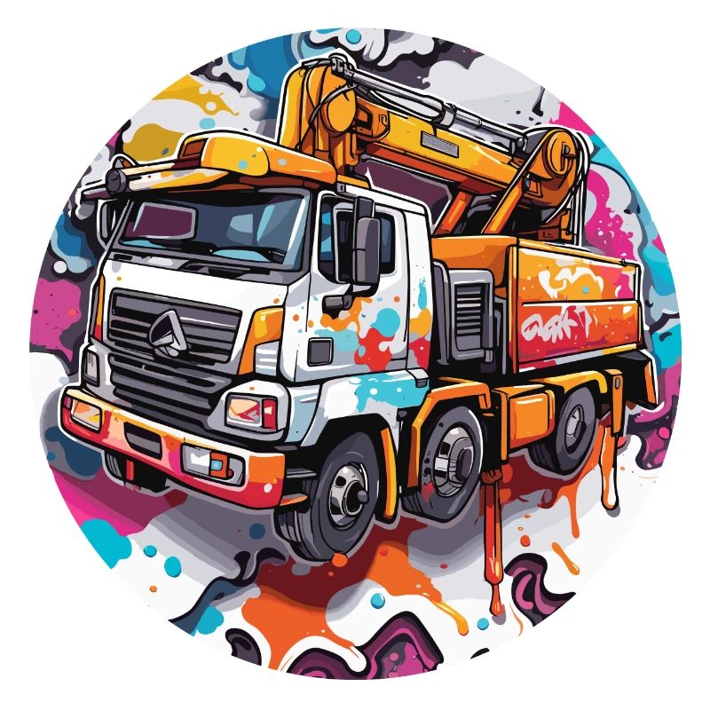 Crane / construction site / winch / crane system