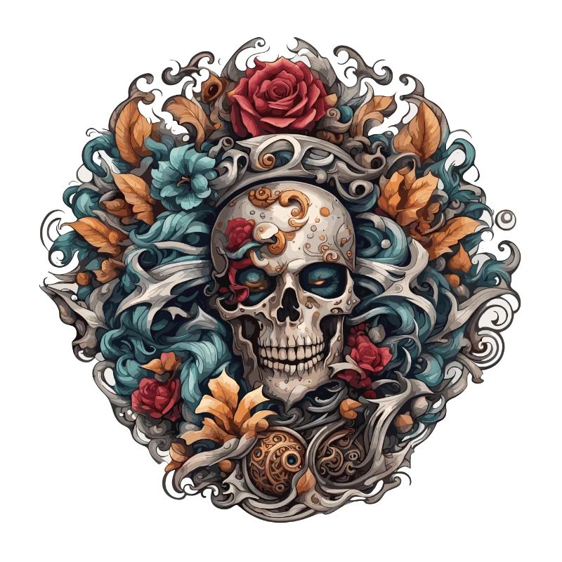 Skull / skull / skeleton / gothic / tattoo