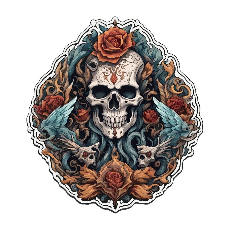 Skull / skull / skeleton / gothic / tattoo