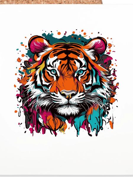 Farbenfroher Tiger