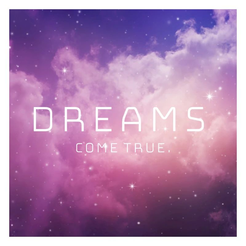 Dreams come true.