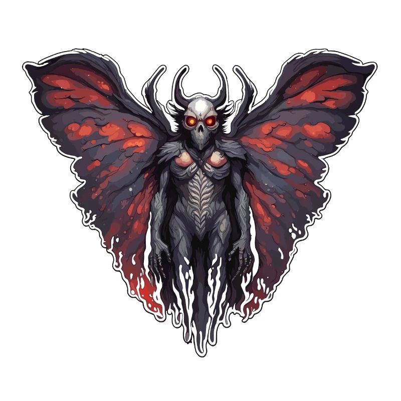 Mothman / Moth / Insect / Mythical Creature / Flutter