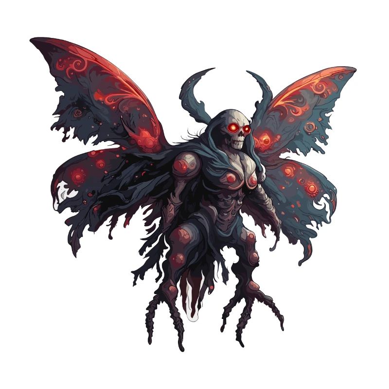 Mothman / Moth / Insect / Mythical Creature / Flutter