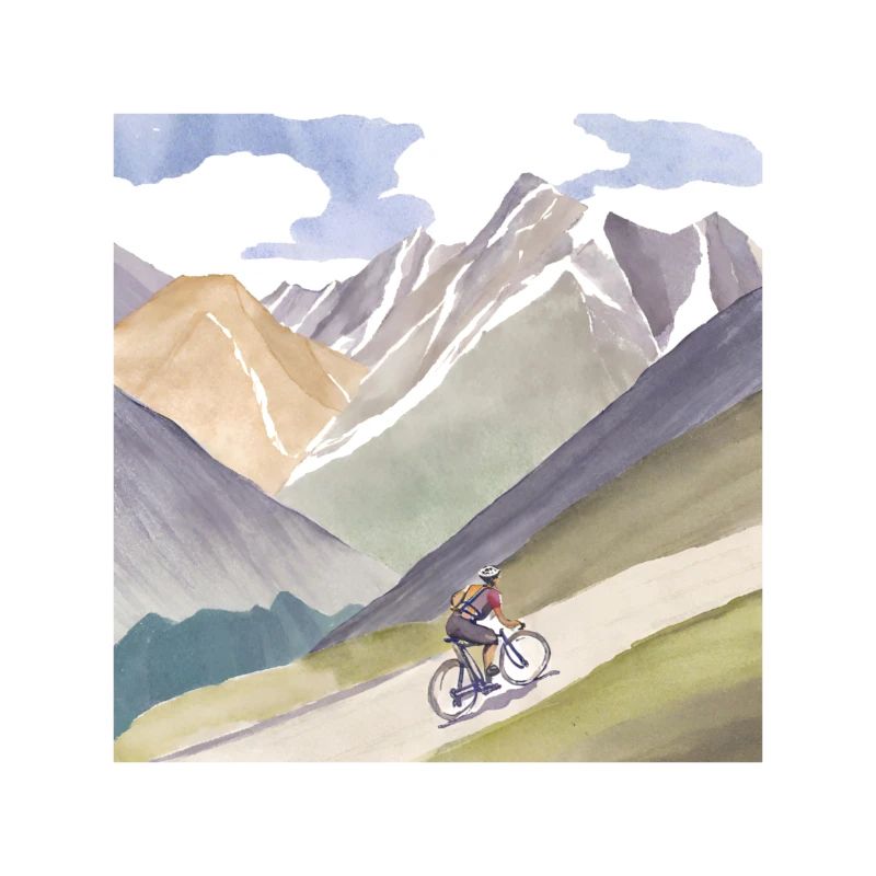 Fahrrad Liebe Berg