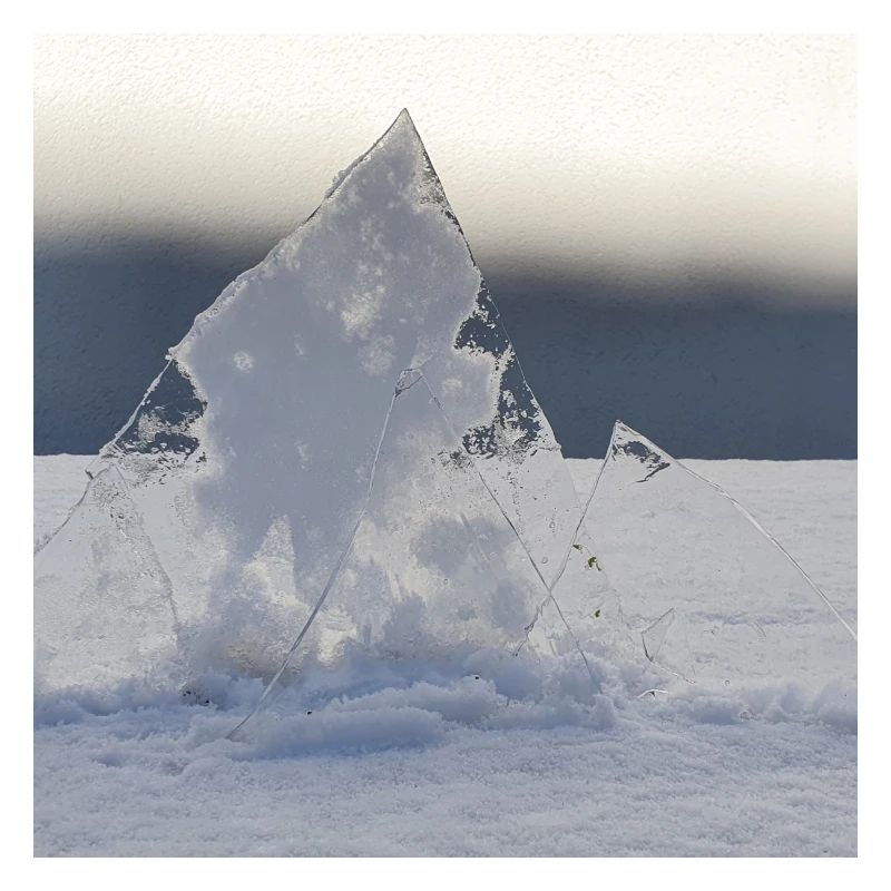 mountain on ice
