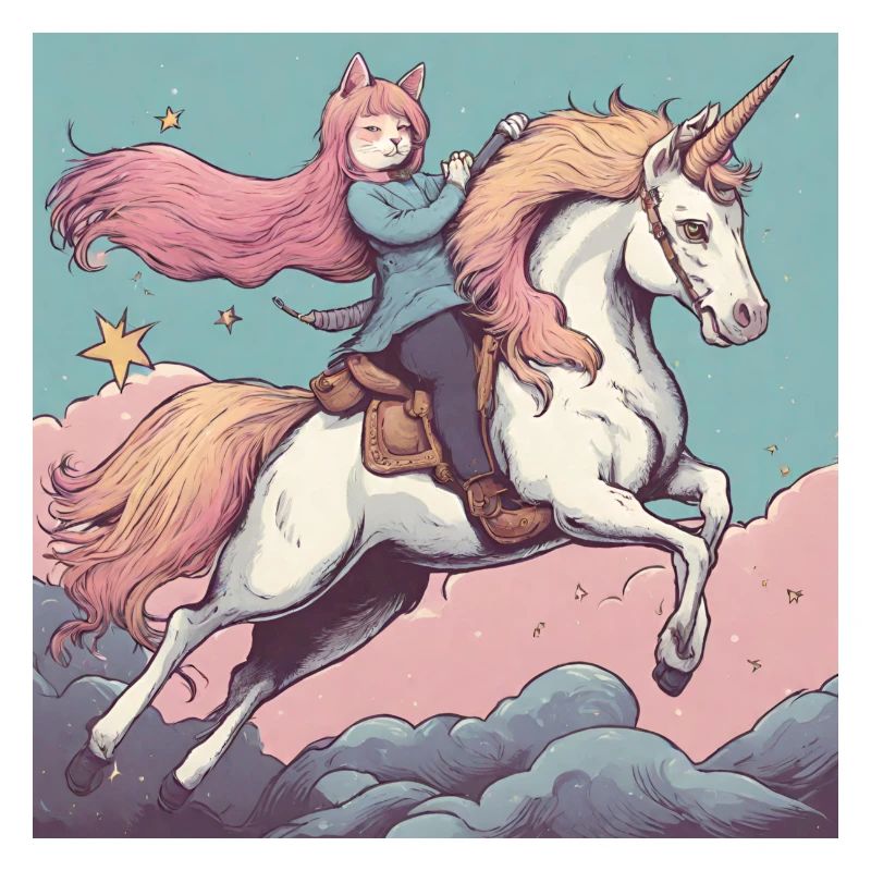Katzen Einhorn