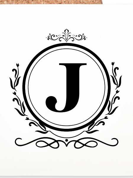 Buchstabe J Dekoration