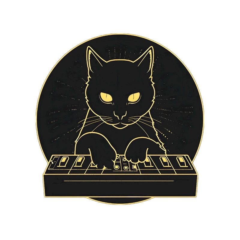 Black Synth Cat 2
