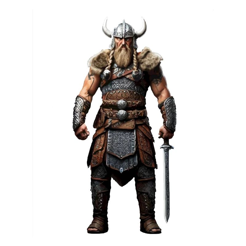 Wikinger Krieger Walhalla