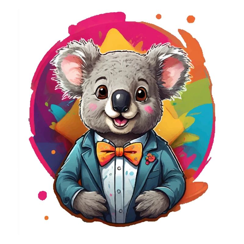Lustiges Comic Koala