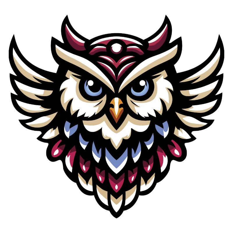 Coole fliegende Eule