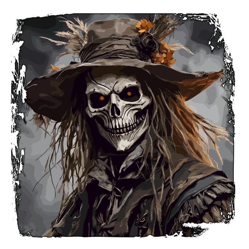 Vogelscheuche / Erntehelfer / Maisfeld / Feld