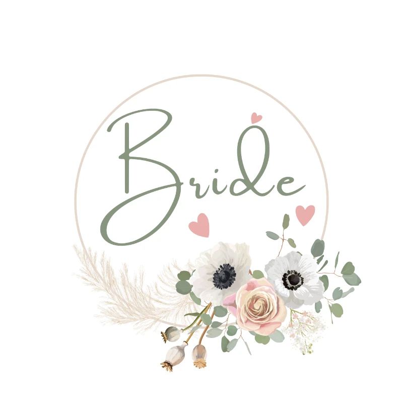 bride floral couronne boho