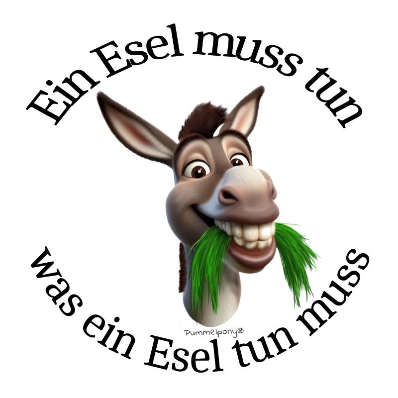 Nimmersatt Esel