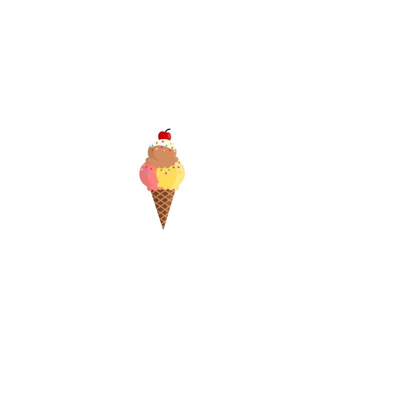 Herzschlag-Eiswaffel