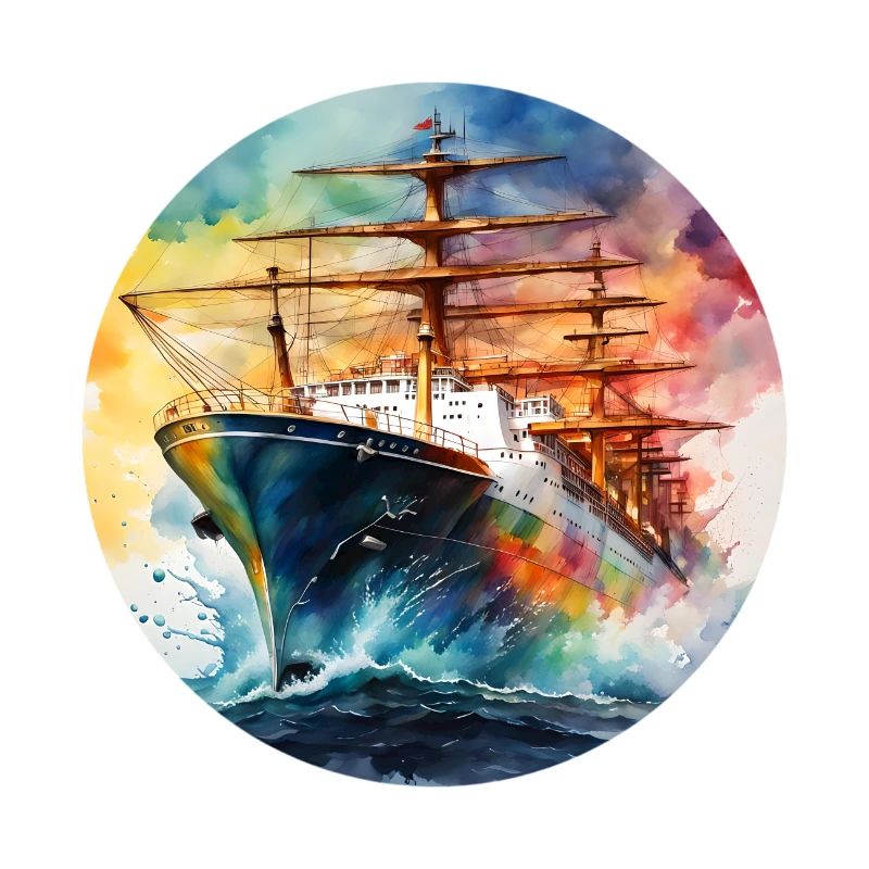 Schiff Gross runder Batch