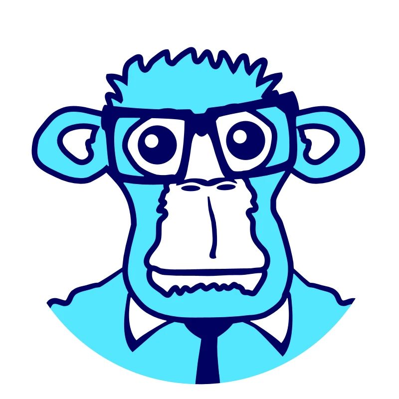 Smart Nerd Monkey Head Lunettes à monture de corne Geek Face