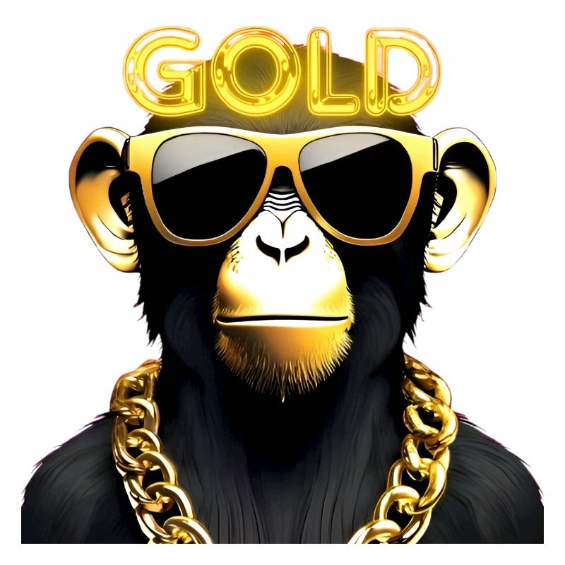 Goldener Affe