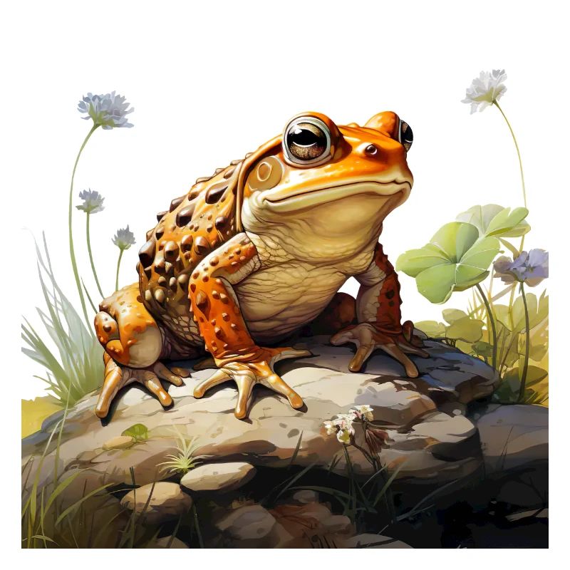 Toad in lurking position