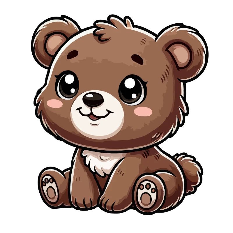 Braunbär-Kind