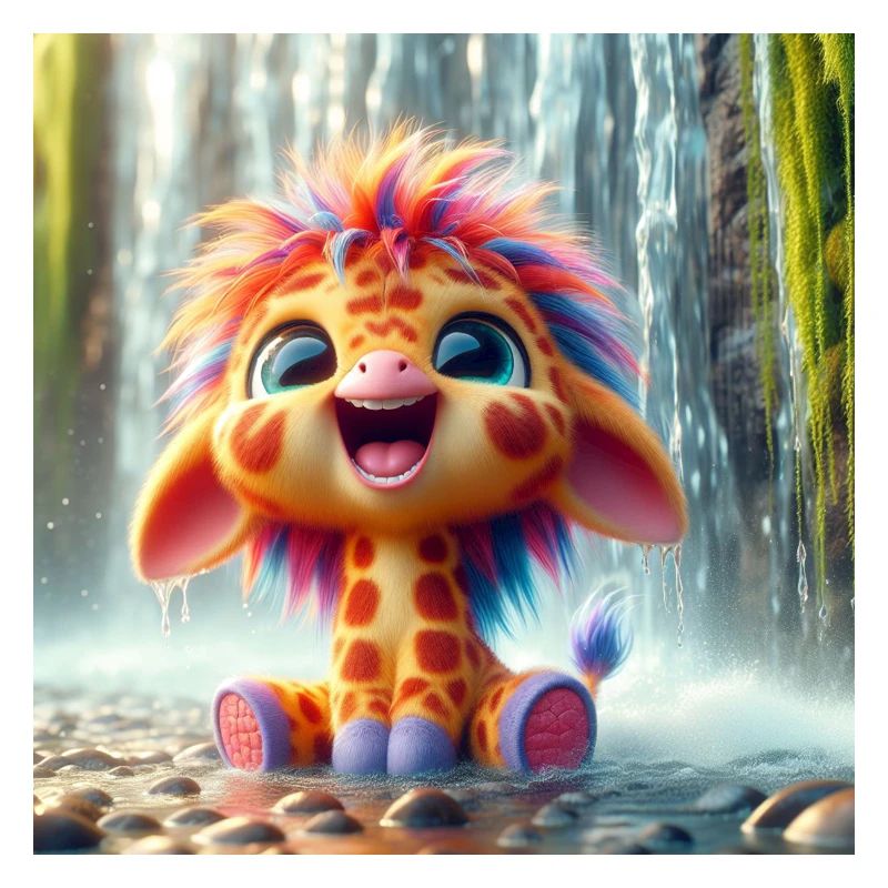 Giraffe Waterfall