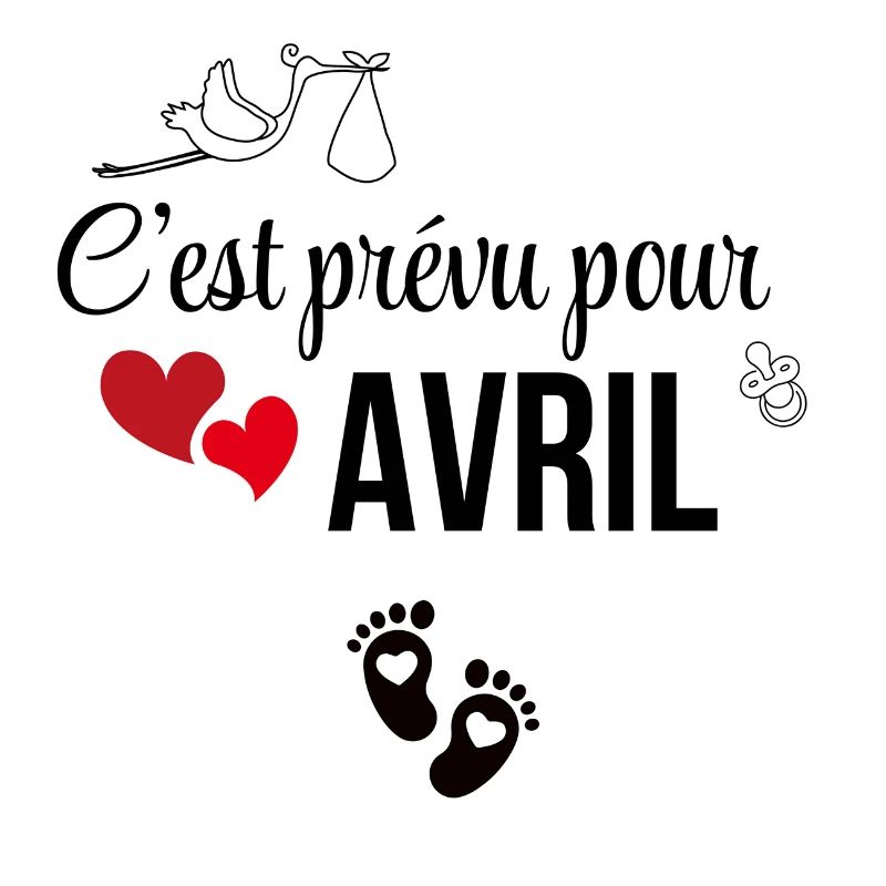 C’est prévu pour avril - annonce de grossesse