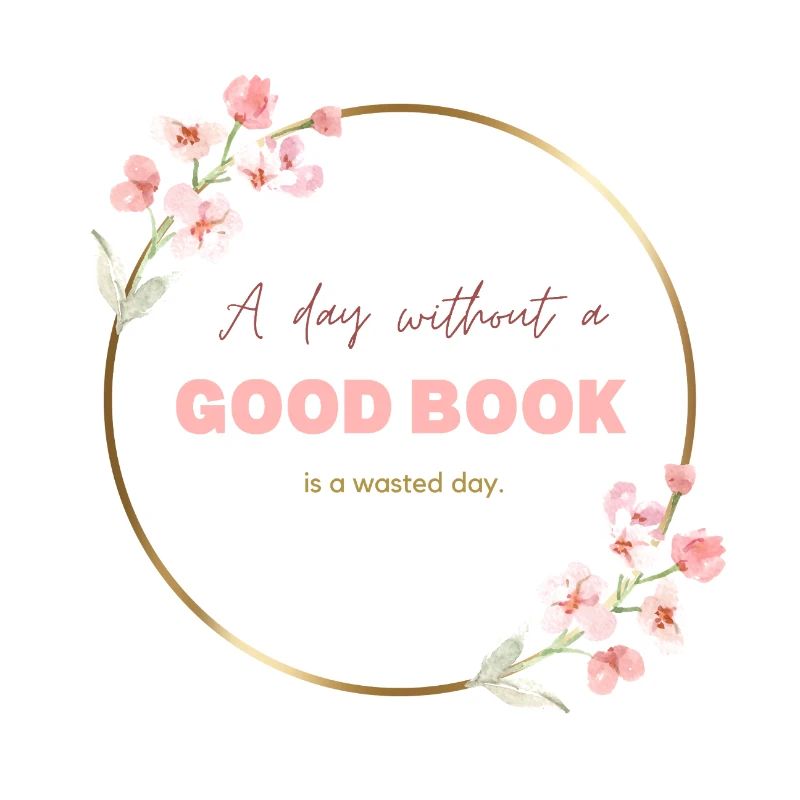 A day without a good book
