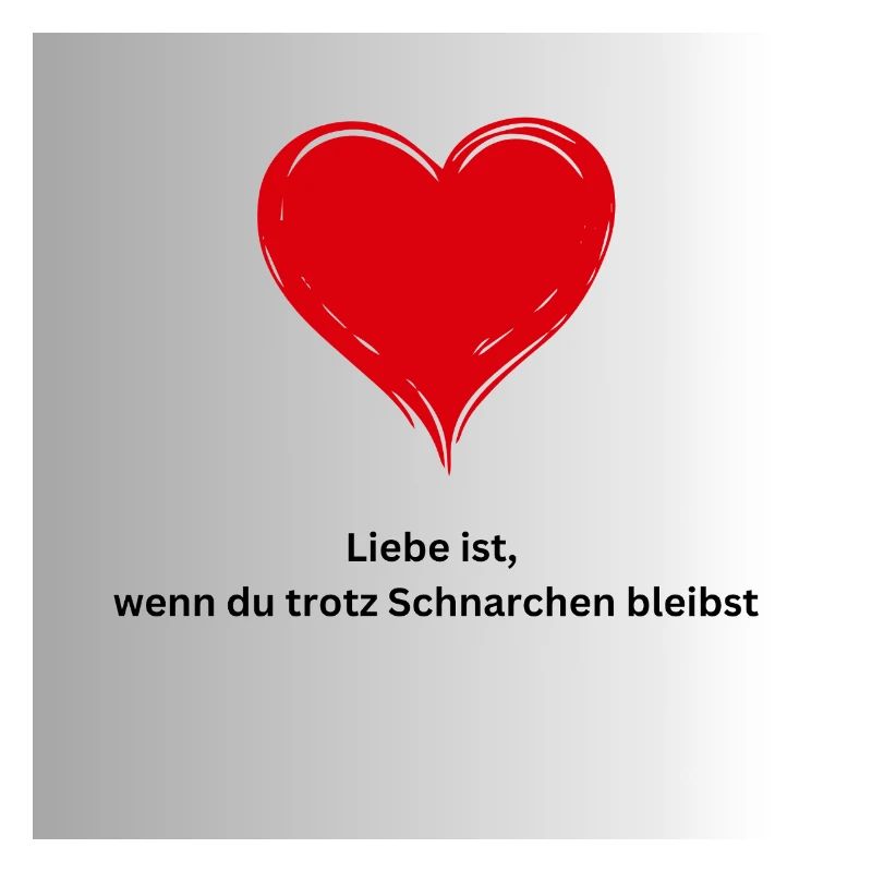 Liebe-Schnarchen