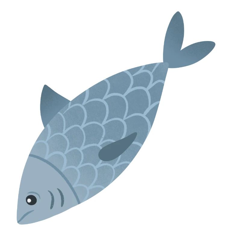 Blauer Fisch