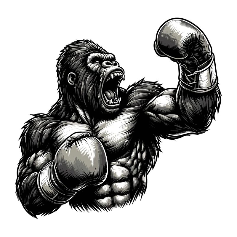Gorilla Boxer Fighter Boxing Roars Gift