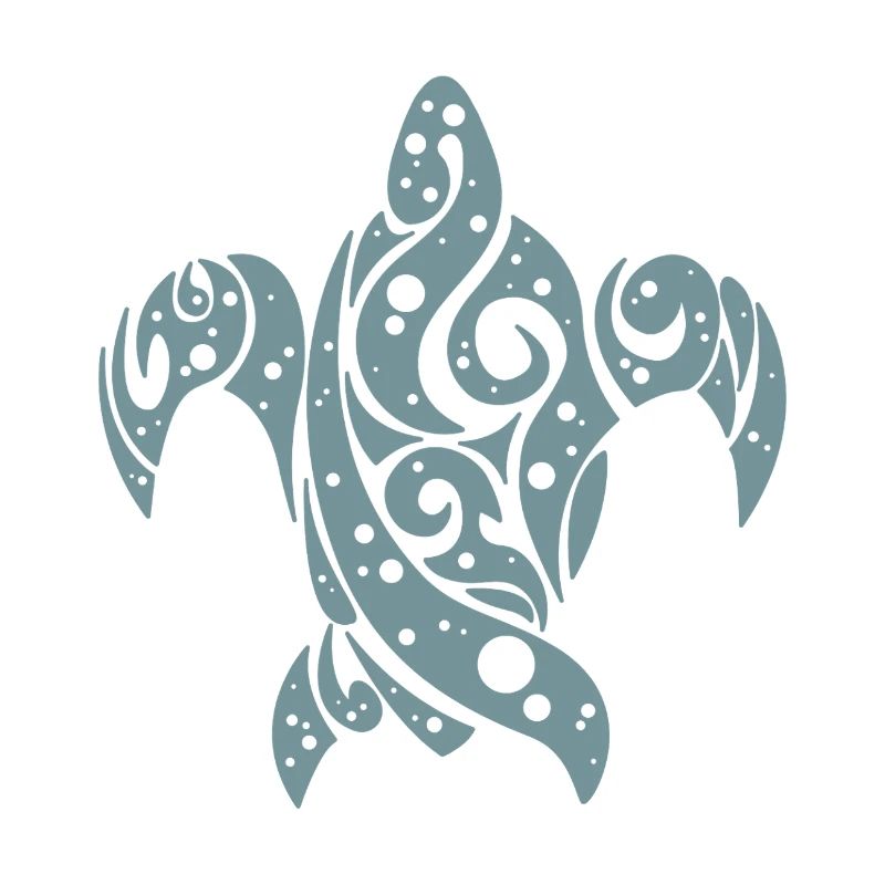 Blue Turtle Tattoo