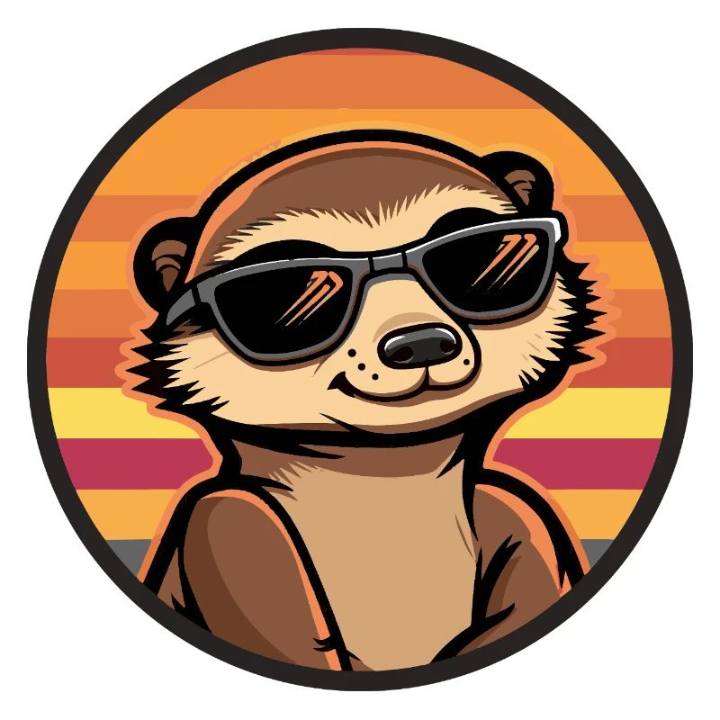 Erdmännchen Cool Comic