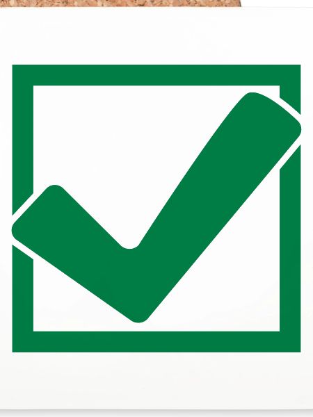 Viereckiges Haken Logo