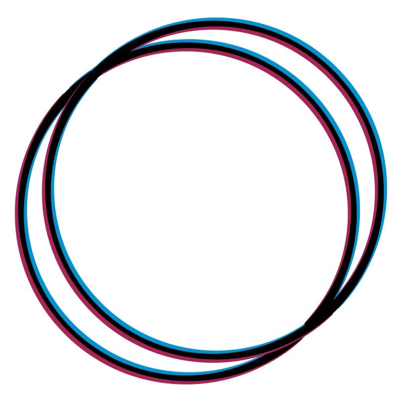 2 circles 3D