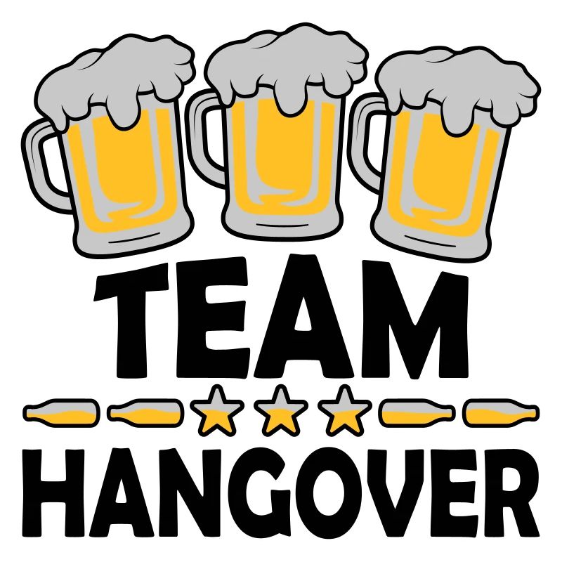 Alcool de gueule de bois de l’équipe