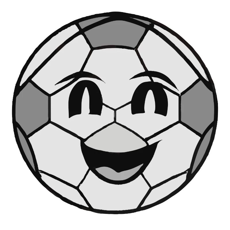 Fussball mit Gesicht Geschenkidee