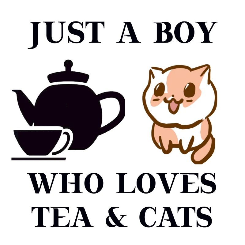 Tea cat gift idea sweet cute