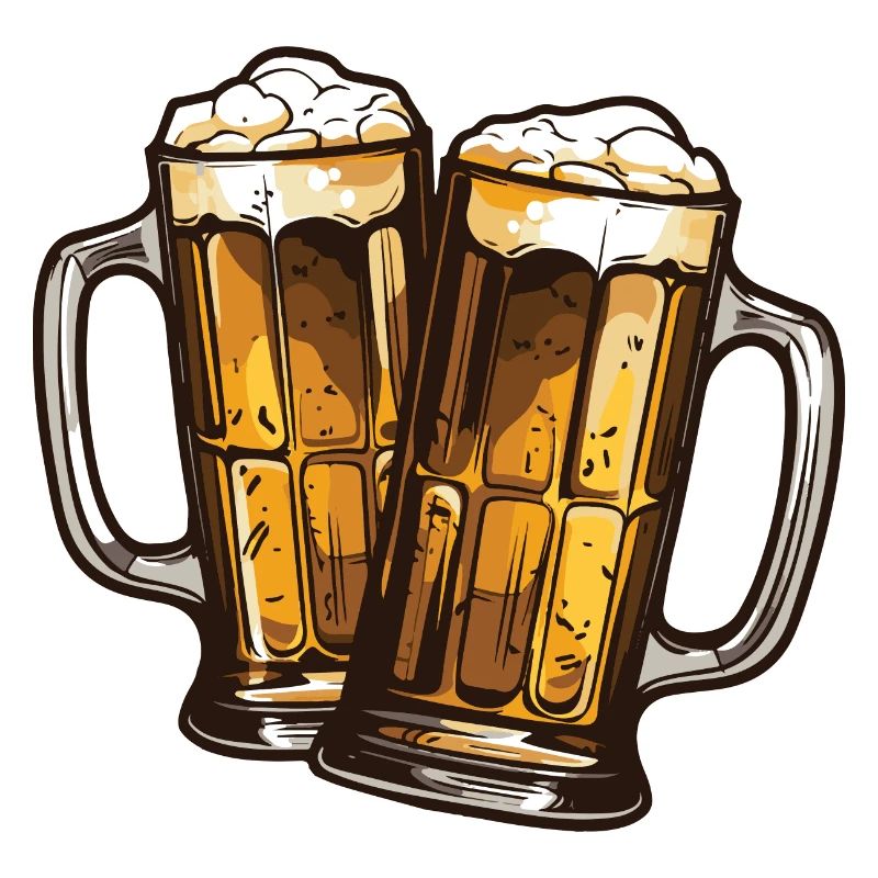 Bierkrug Bier Anstoßen