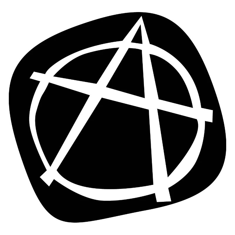 Wobbly A - Anarchy Aufkleber