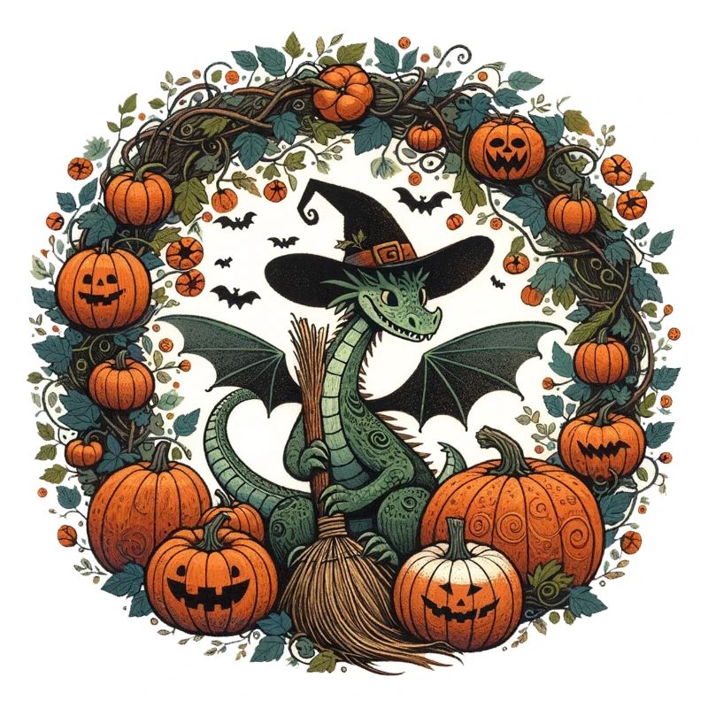 Halloween-Drache