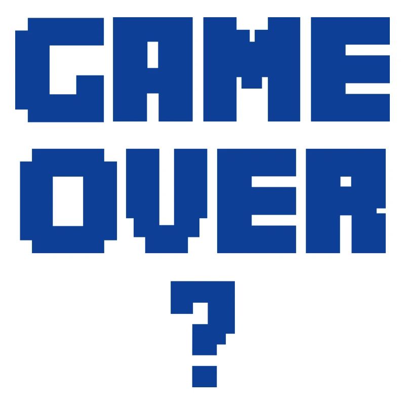 GAME OVER blau