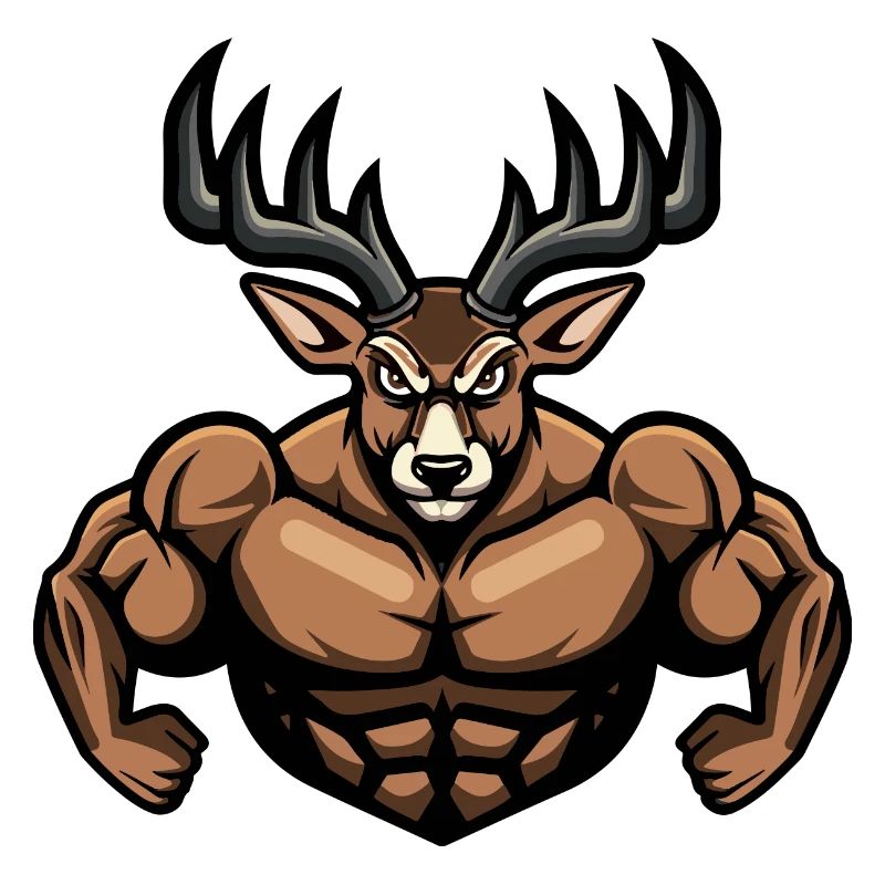 Deer Muscles Comic