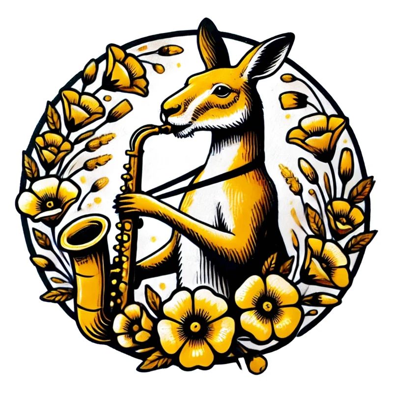 Saxophone Kangaroo