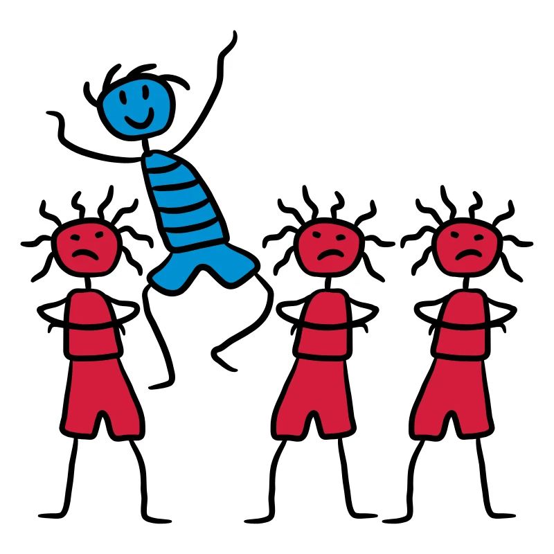 Be Different Happy Funny Boy