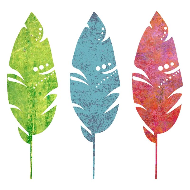 Three tender feathers