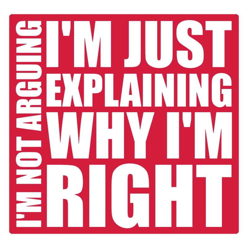 I m not arguing