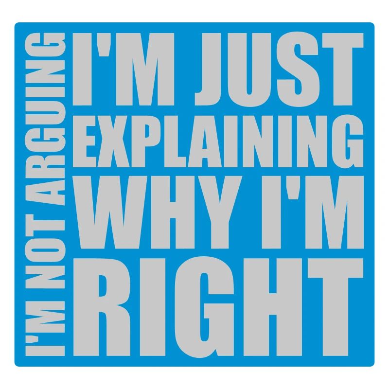 I m not arguing