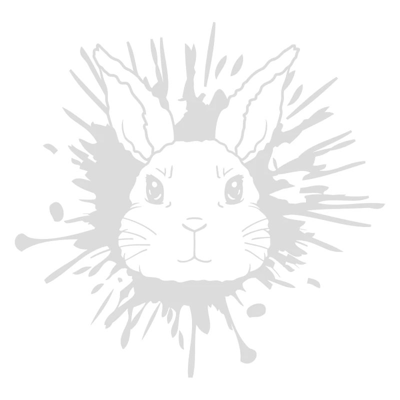 Spritzer Tropfen Hase Farbklecks