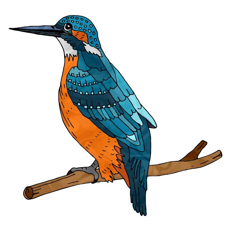 Bunter Vogel